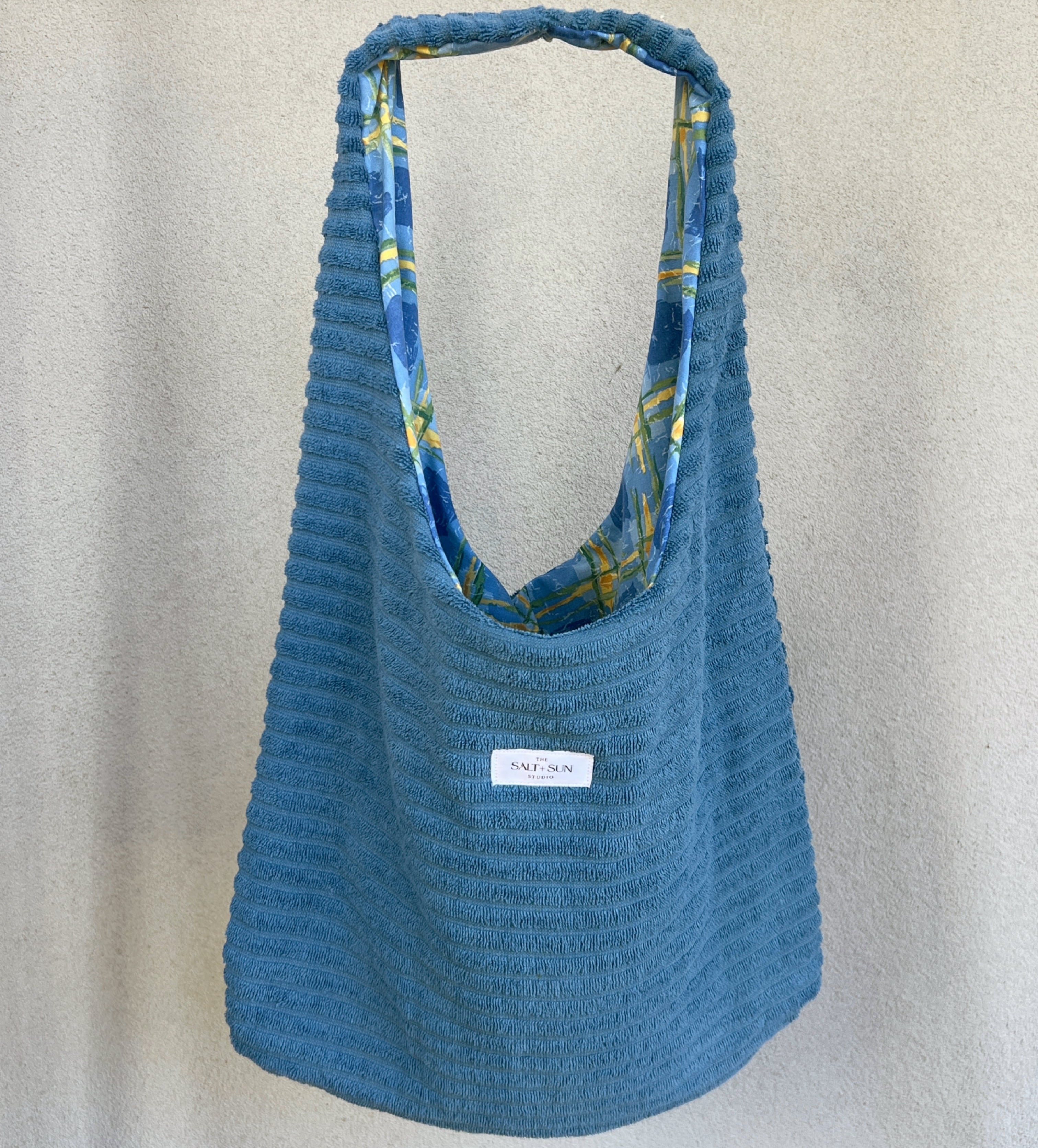 Harbour Blue Terry Tote Bag