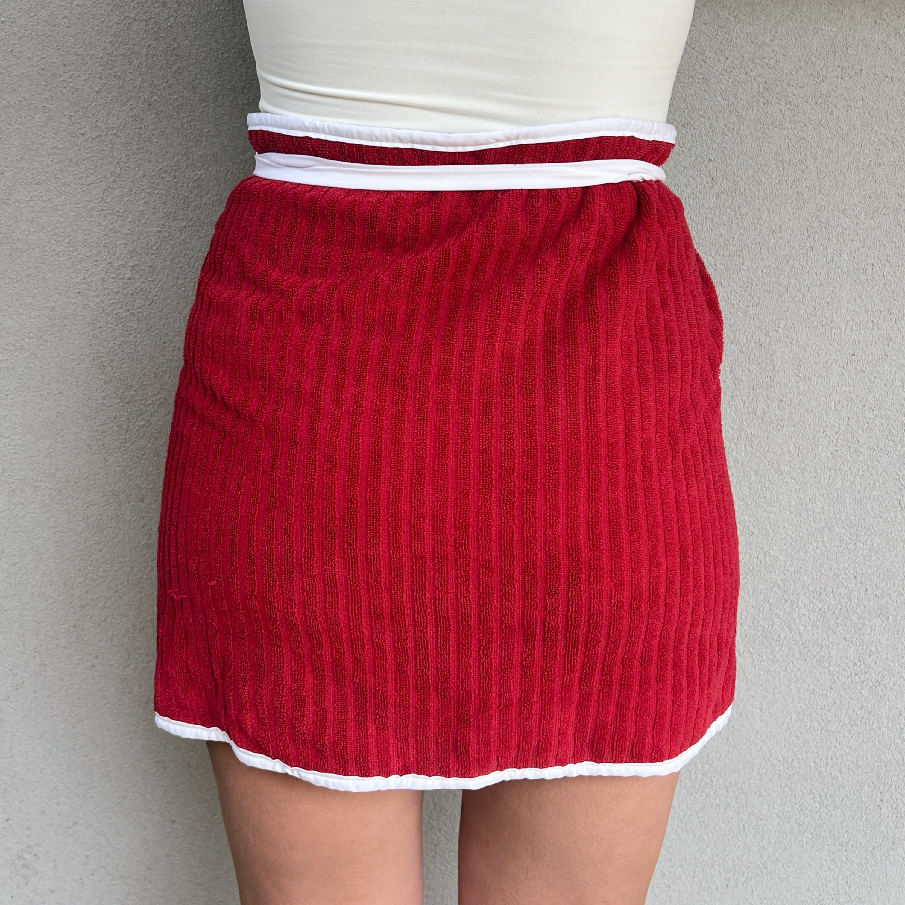 Ruby Red Reversible Skirt (8-10)