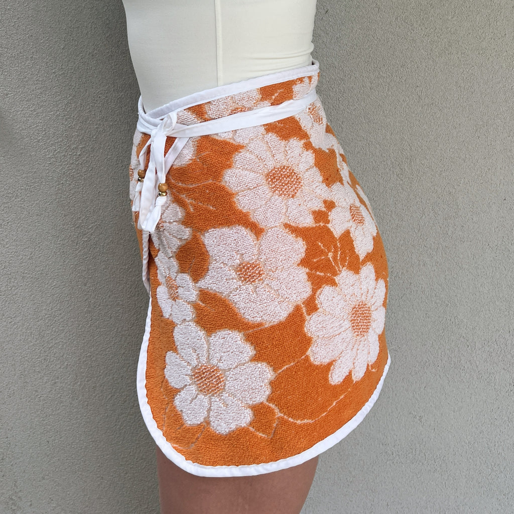 Golden Petals Reversible Skirt (4-6)