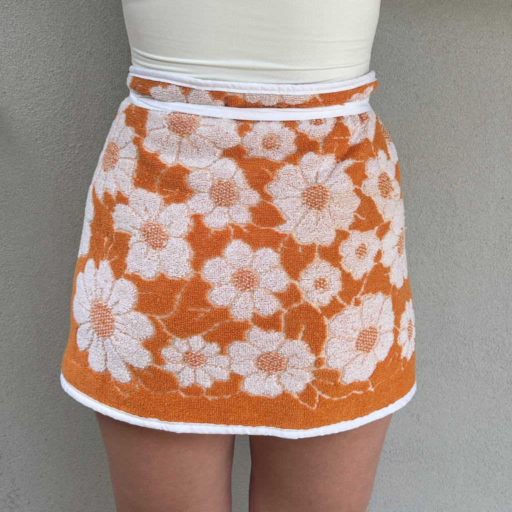 Golden Petals Reversible Skirt (4-6)