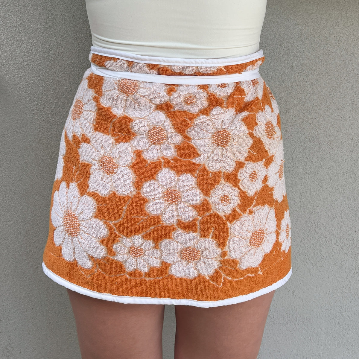 Golden Petals Reversible Skirt (4-6)