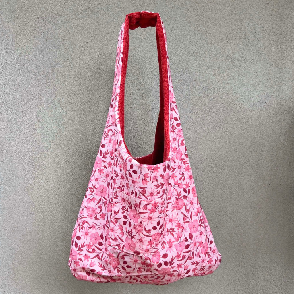 Coral Crush Terry Tote Bag